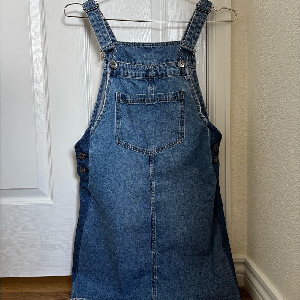 Denim Overall Dress